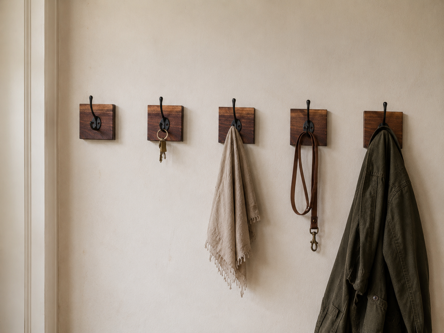 Black Walnut Wall Hooks