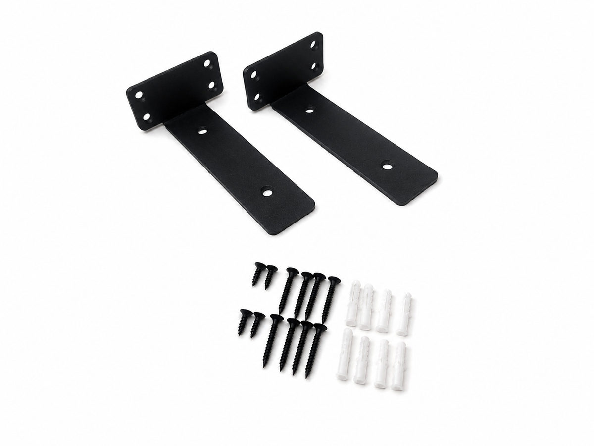 Low Profile Steel Shelf Brackets