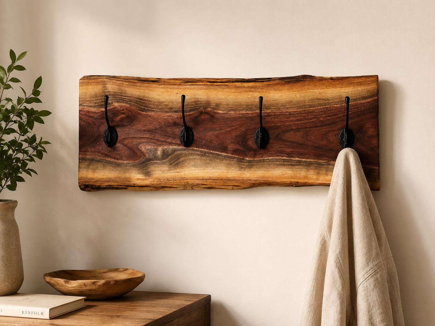 Live Edge Black Walnut Board