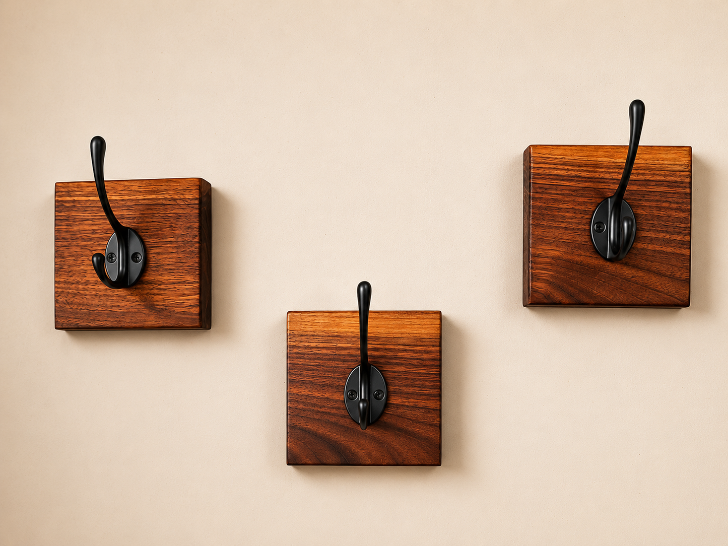 Black Walnut Wall Hooks
