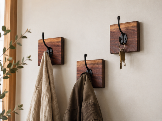 Black Walnut Wall Hooks